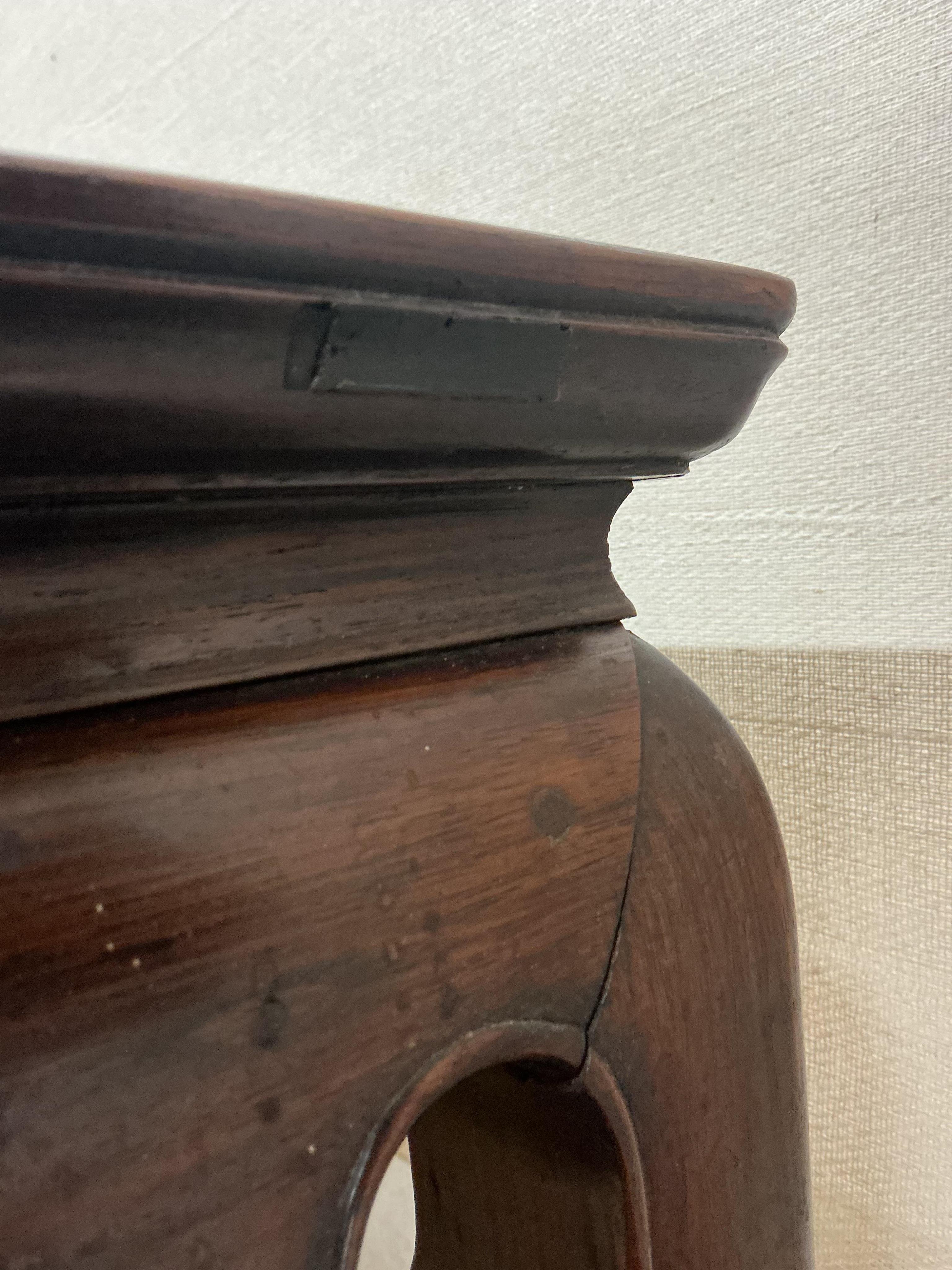 A late 19th century Chinese rectangular hongmu low table, width 96cm, depth 48cm, height 39cm